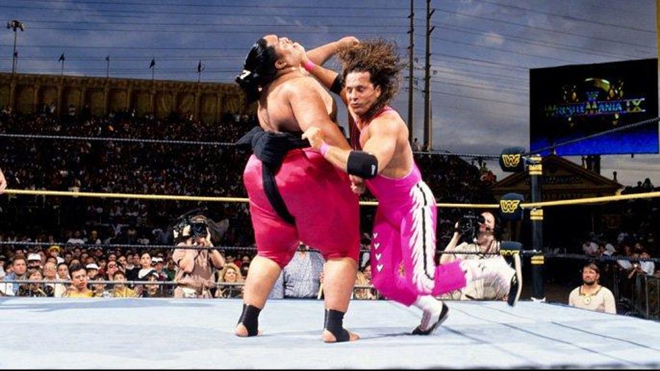 WM9 Bret Hart Yokozuna