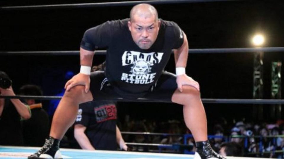 Tomohiro Ishii stalks opponent in the ring