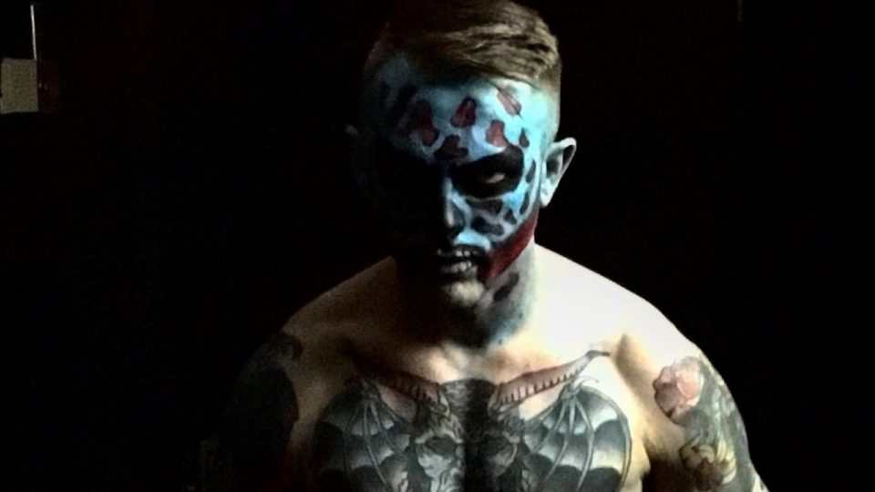 Danhausen in They Live inspired face paint