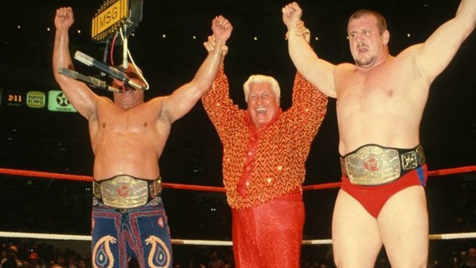 Iron Sheik Nikolai Volkoff WrestleMania 1