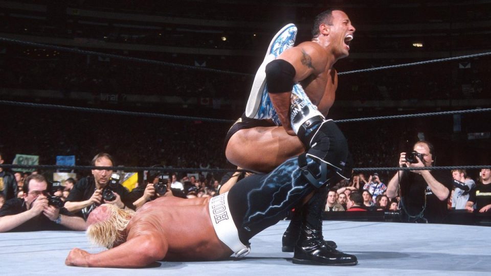The Rock Hollywood Hogan