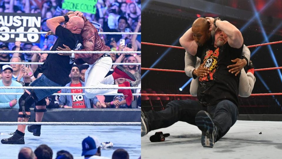 Steve Austin Byron Saxton Stunner