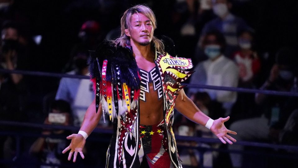 Tanahashi on the top rope