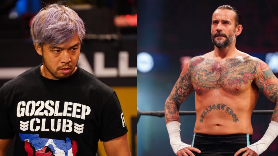 Kenta and CM Punk side by side