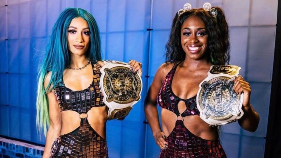 Sasha Banks Naomi WWE Women's Tag Team Champions