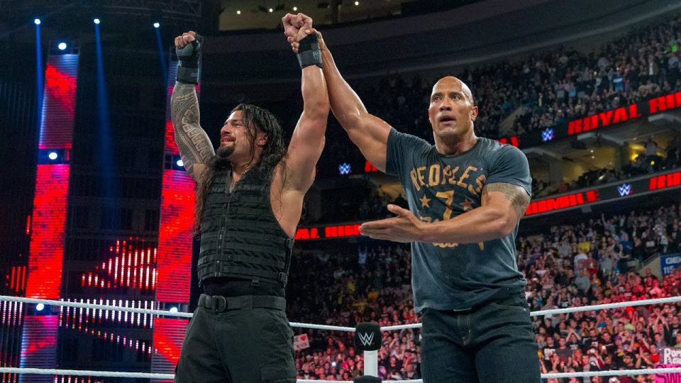 The Rock and Roman Reigns