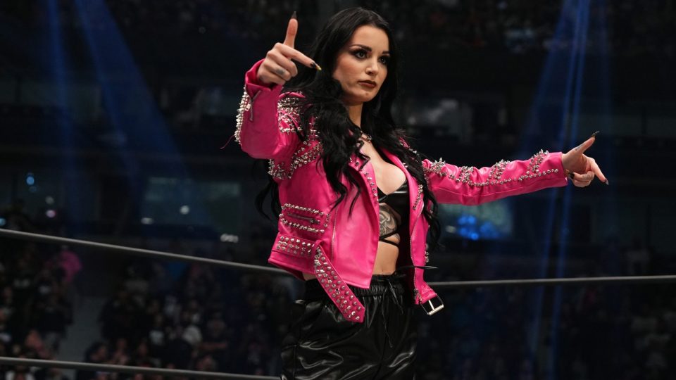 Saraya entrance AEW Dynamite Grand Slam