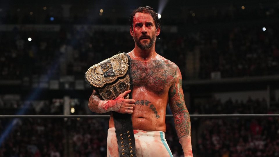 CM Punk at AEW All Out