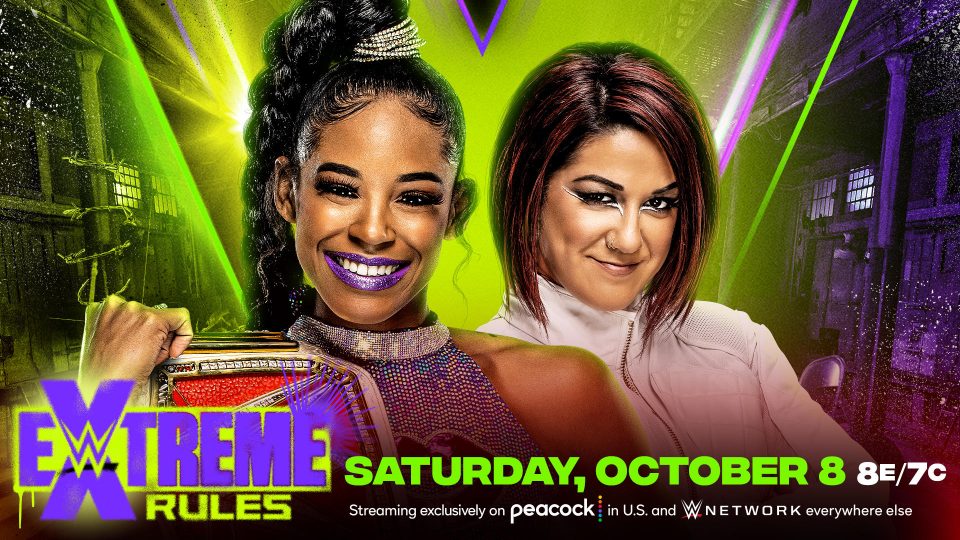 WWE Extreme Rules Bianca Belair (c) vs. Bayley - RAW Women's Championship - Ladder Match