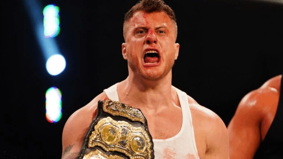 MJF with the AEW World Championship