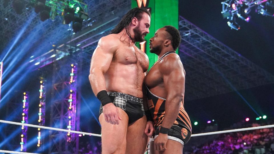 Drew McIntyre stares down Big E at WWE Crown Jewel 2022
