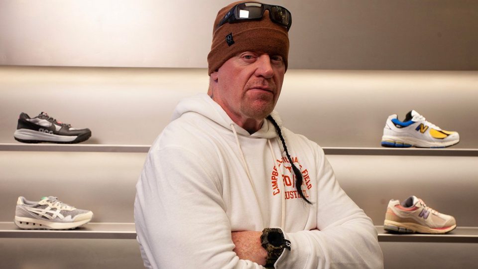 The Undertaker in sneaker shop