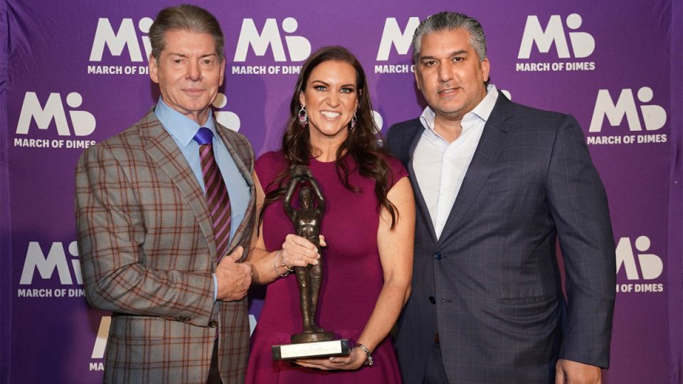 Nick Khan, Stephanie McMahon, Vince McMahon