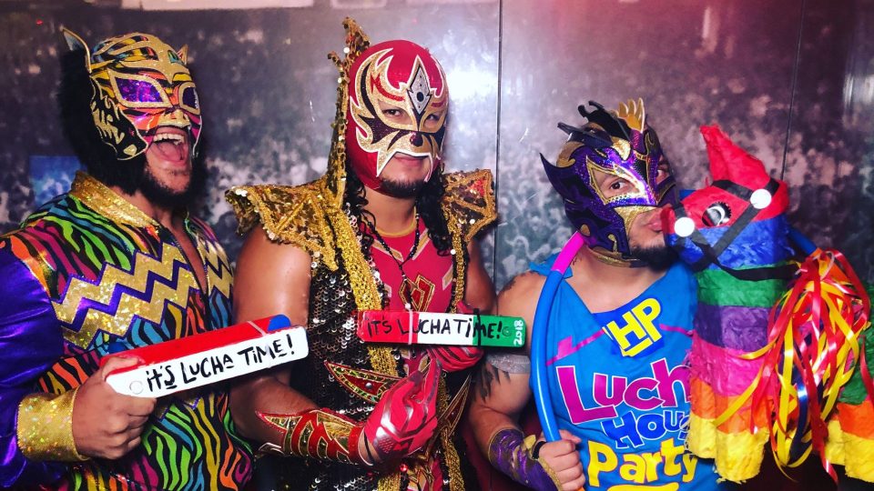 WWE Lucha House Party Lince Dorado Gran Metalik Kalisto