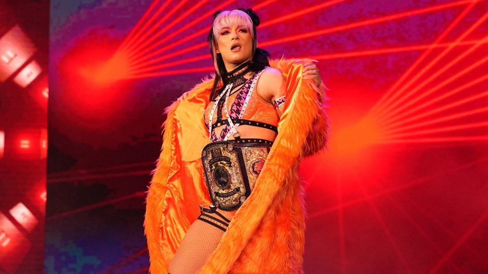 Jamie Hayter entrance at AEW Revolution.