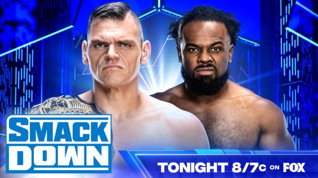 WWE SmackDown Banner Gunther vs Xavier Woods
