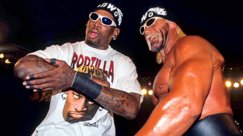 Dennis Rodman and Hulk Hogan