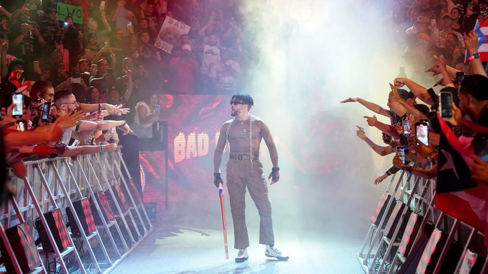 Bad Bunny at WWE Backlash