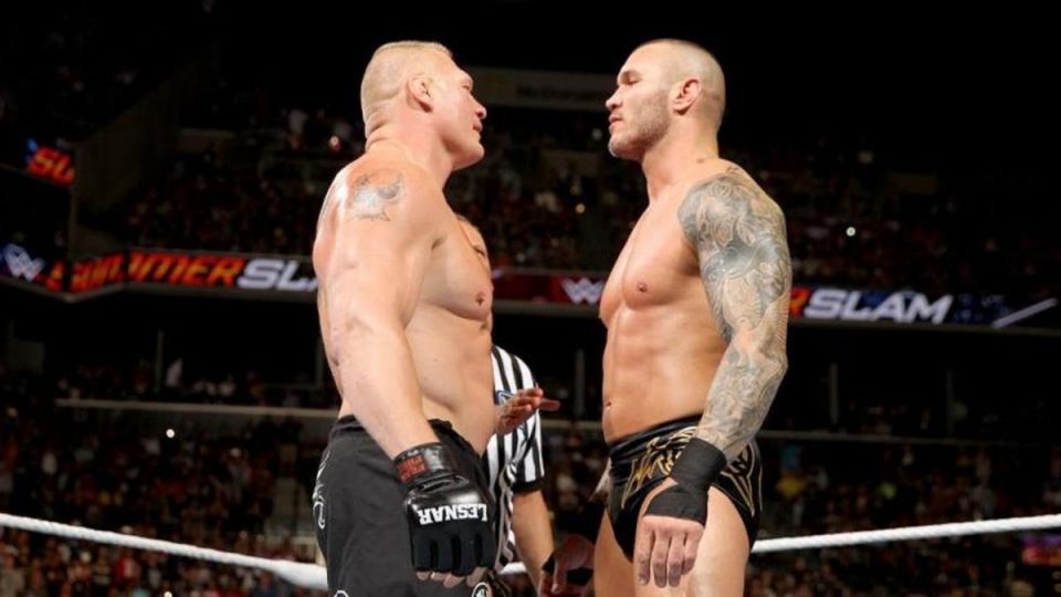 Brock Lesnar Randy Orton WWE SummerSlam