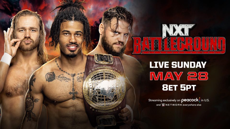 NXT Battleground Wes Lee (c) vs. Tyler Bate vs. Joe Gacy - North American Championship