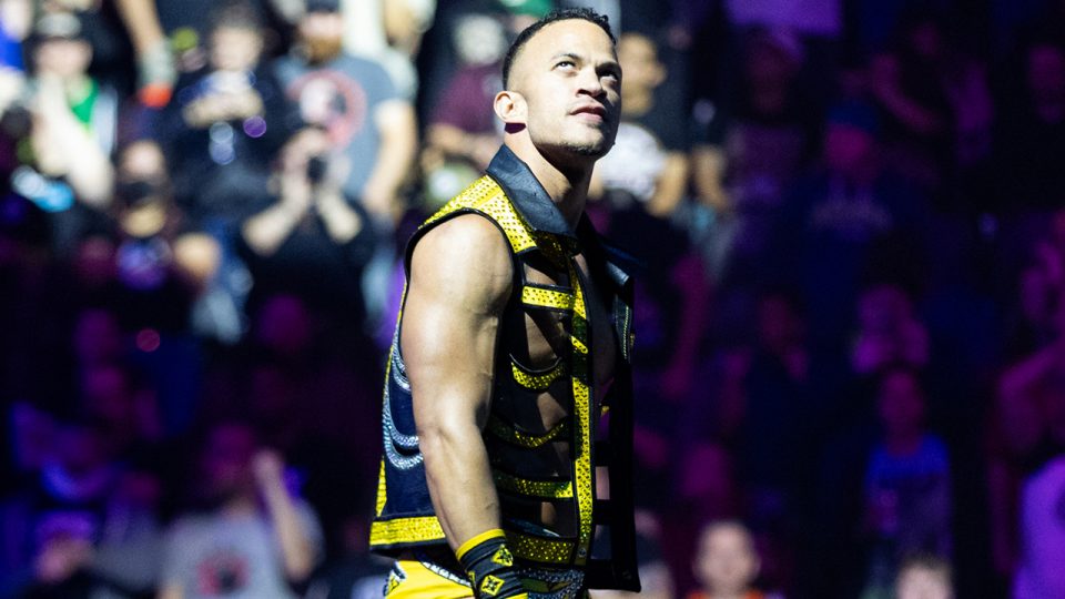 Ricky Starks makes his entrance at AEW WrestleDream 2023