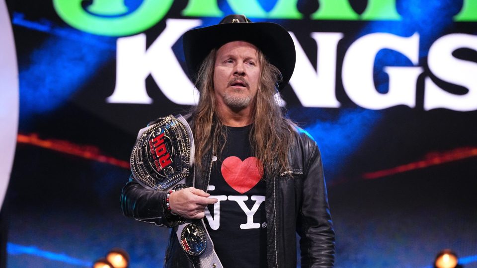 Chris Jericho with Ring of Honor Title ROH