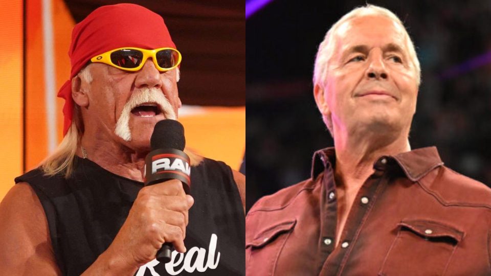 Hulk Hogan and Bret Hart side by side image