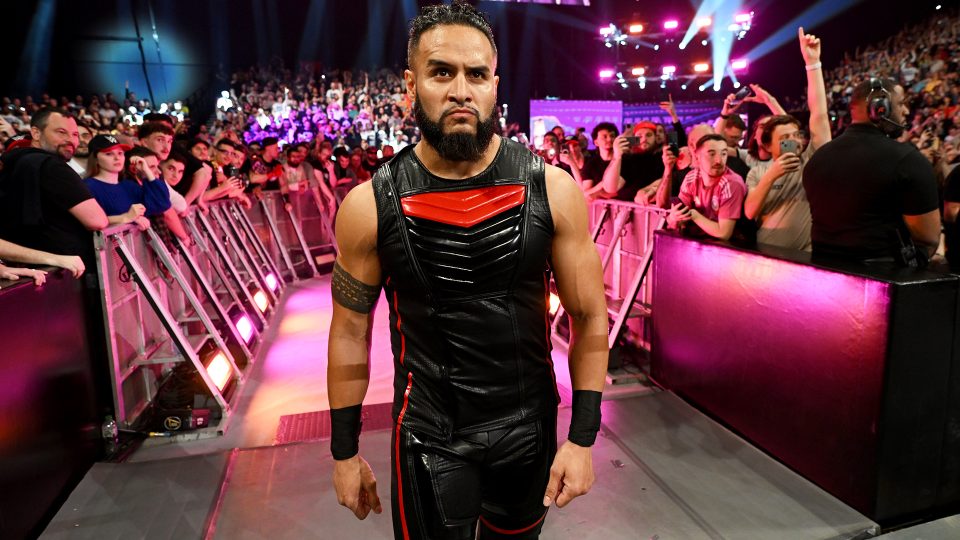 Tama Tonga making his entrance during an 2024 episode of WWE SmackDown