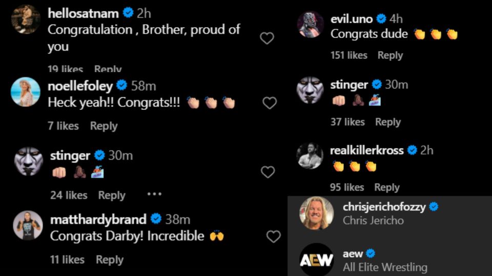 Reactions to Darby Allin reaching Mount Everest