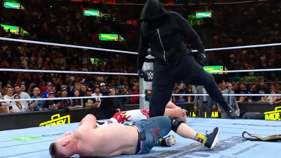 R-Truth attacks John Cena at WWE Money in the Bank