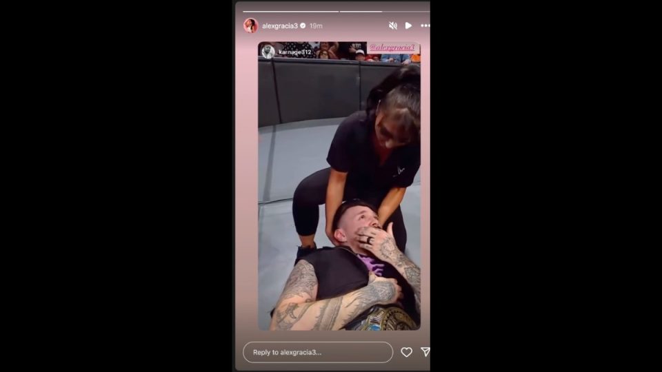 Alex Gracia, Dominik Mysterio's doctor on WWE RAW