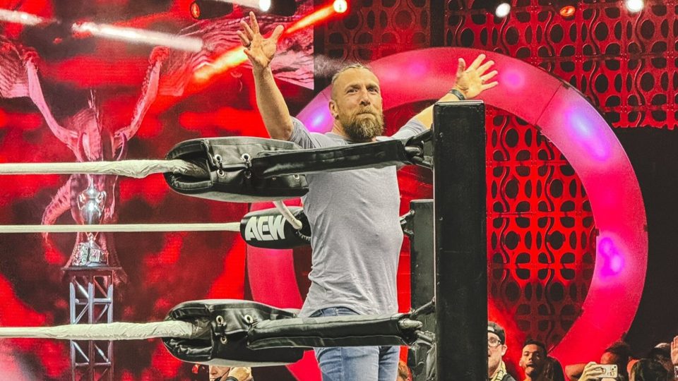 Bryan Danielson greets fans at AEW Dynamite