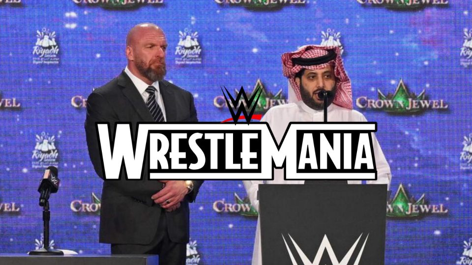 WWE CCO Triple H and WrestleMania logo