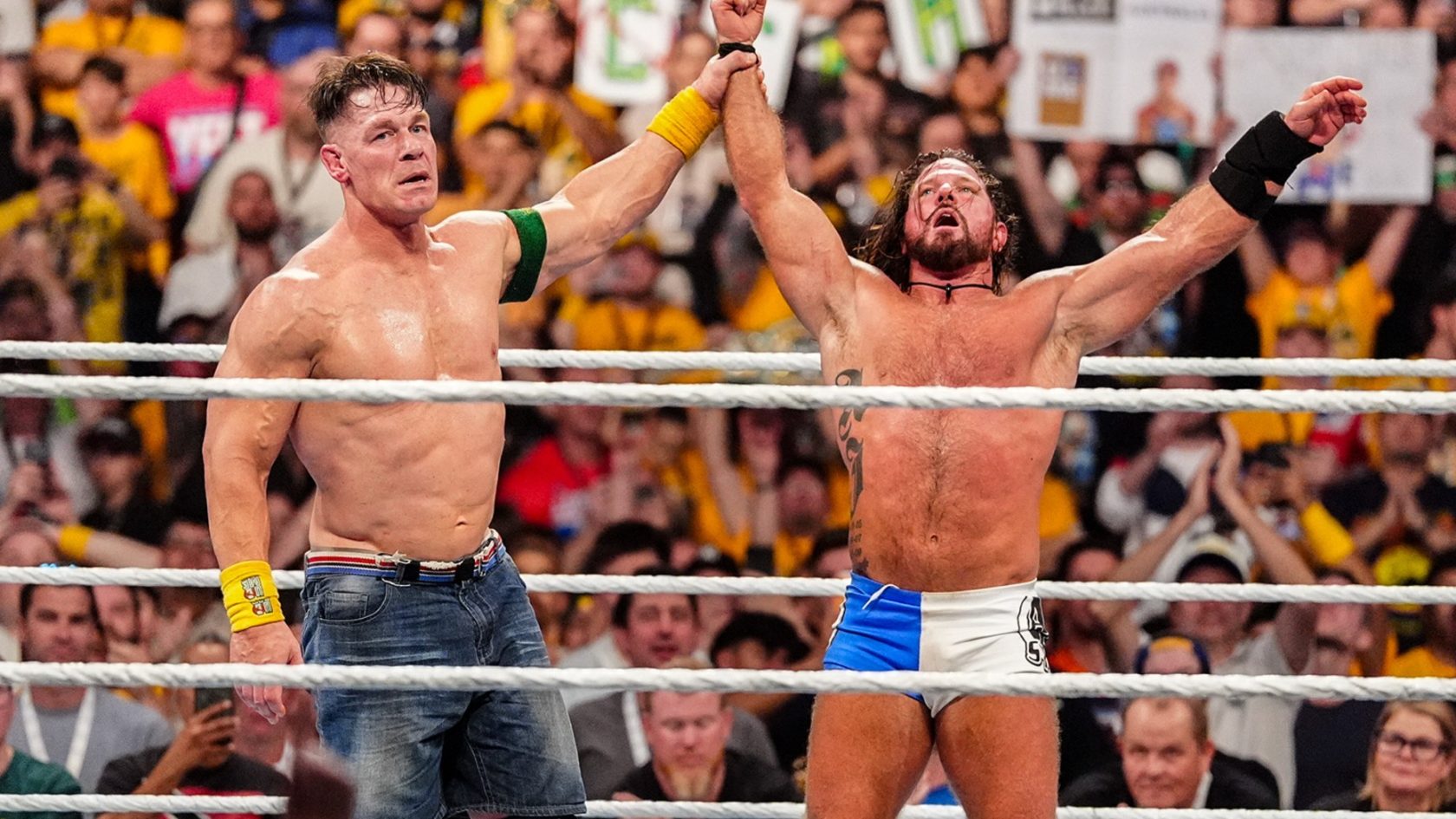 What AJ Styles And John Cena Accomplished At WWE Crown Jewel