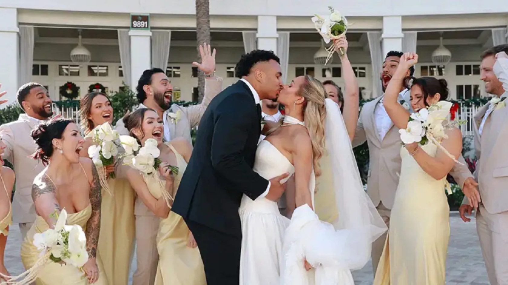 MUST SEE! Bitter WWE Rivals Spotted Dancing At Maxxine Dupri&rsquo;s Wedding