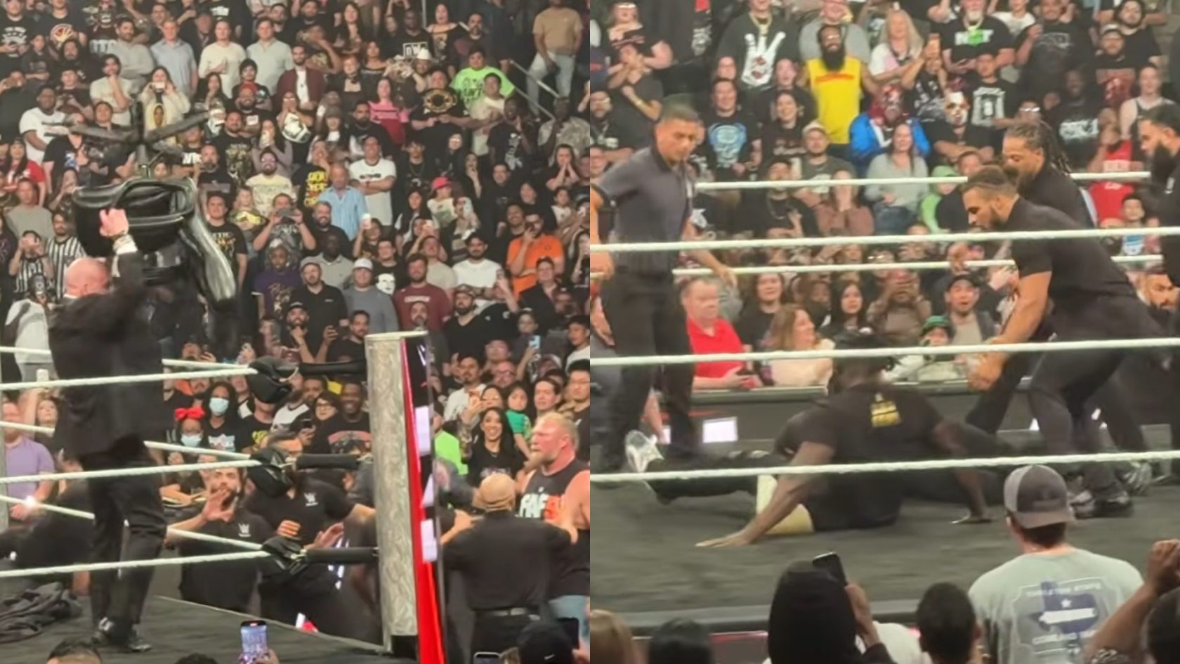 WWE Crowd Gasps In Shock After What Happened Post RAW WWE Crowd Gasps In Shock After What Happened Post RAW