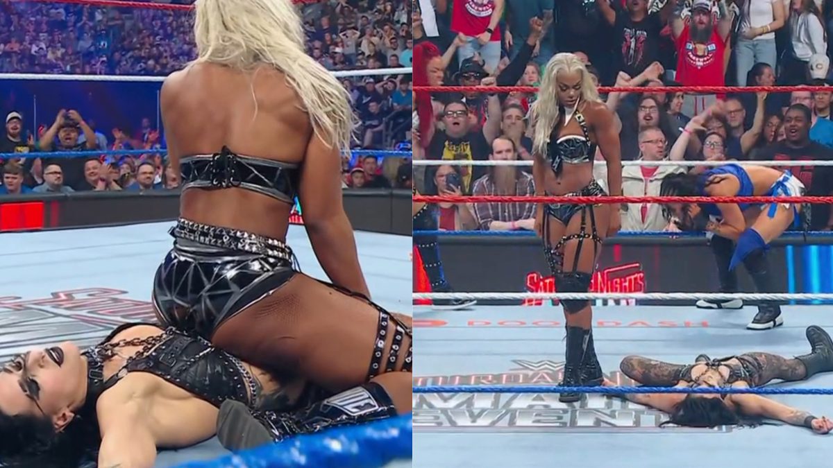 Jade Cargill’s Character-Breaking Secret Message To Rhea Ripley During WWE SNME Goes Viral Jade Cargill’s Character-Breaking Secret Message To Rhea Ripley During WWE SNME Goes Viral