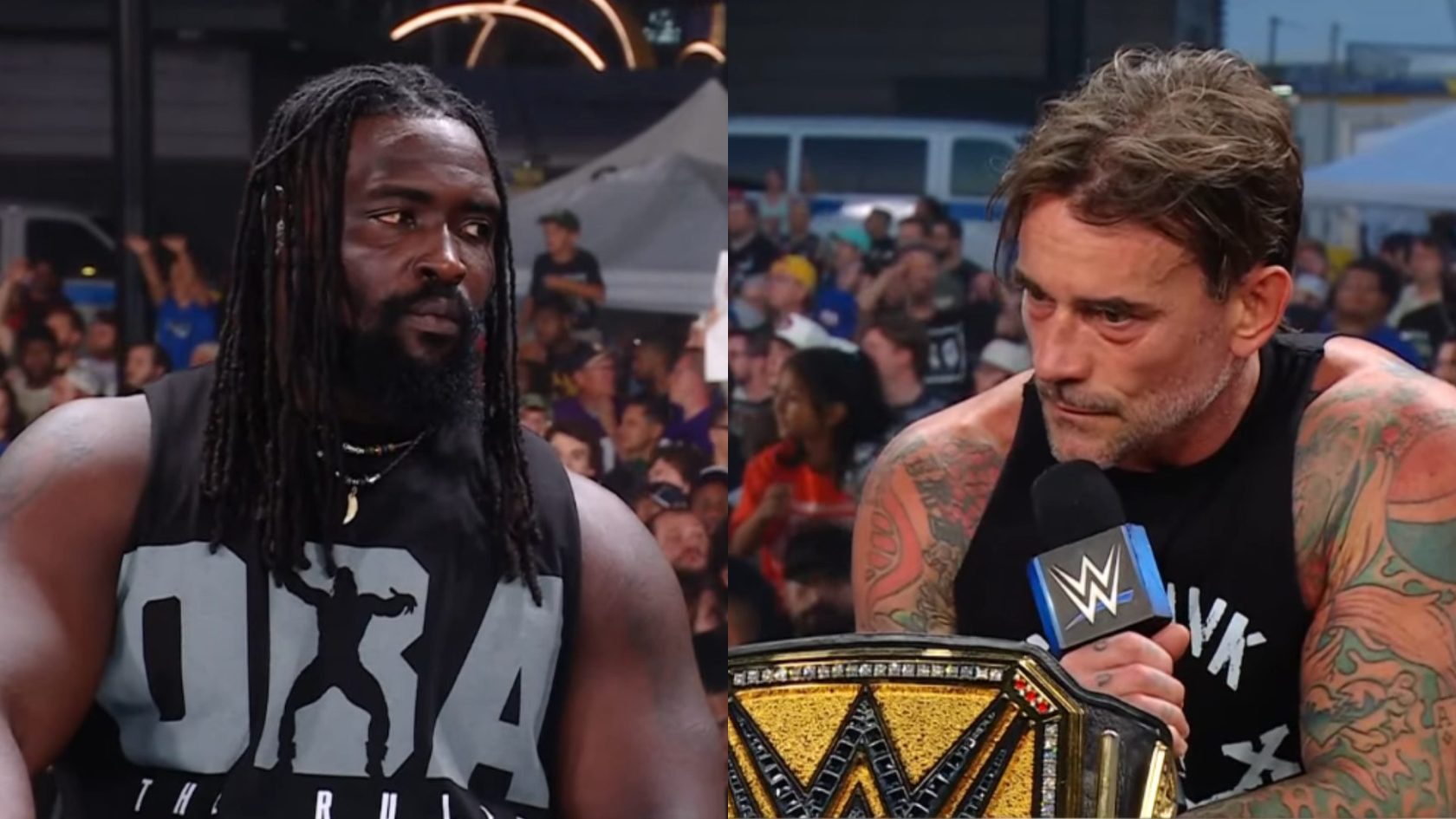 Heated Scenes Erupt Between CM Punk And Oba Femi After SummerSlam
